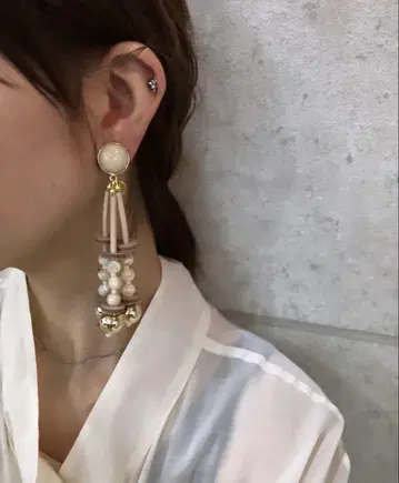 [미사용 새상품] 후미에 타나카 이어링