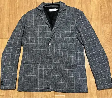 아줄바이마우지 테일러드 자켓 체크 무늬 M
