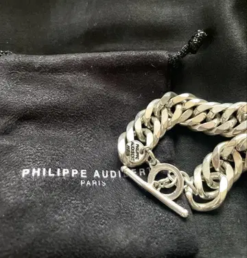 PHILIPPE AUDIBERT 실버 체인 팔찌