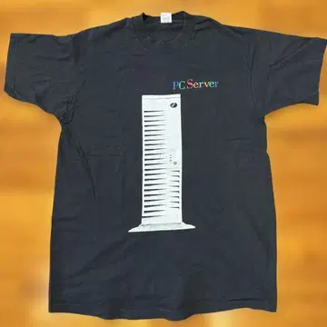 IBM 티셔츠 싱글 스티치 XL 기업