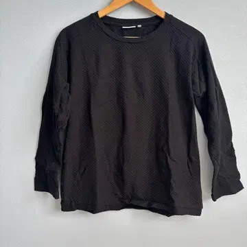 Calvin Klein 블랙 얇은 소재 긴팔 티셔츠 M