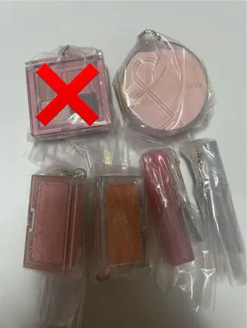 롬앤 미니어처 화장품 가챠 5종 세트 새상품