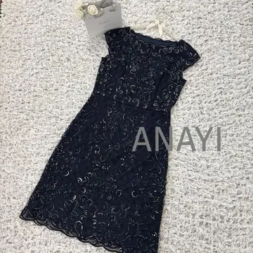 [새상품급] ANAYI 튤 자수 원피스 38 사이즈
