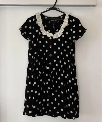 MARC JACOBS 물방울 패턴 반팔 미니 원피스