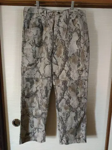 Wrangler 카모 패턴 워크 팬츠