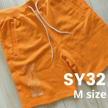 미사용 새상품 SY32 오렌지 숏팬츠 M 사이즈