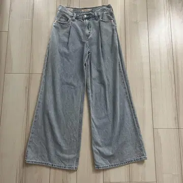 SNIDEL Levi's 콜라보 데님 라이트 블루