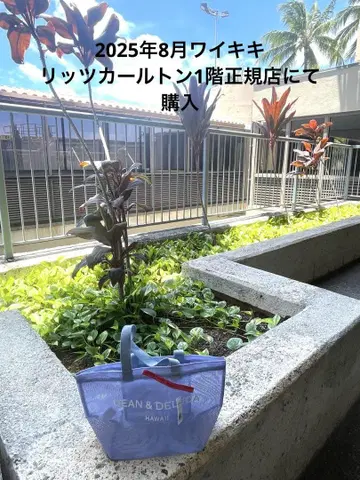 DEAN & DELUCA 토트백 하와이 스카이블루 블루