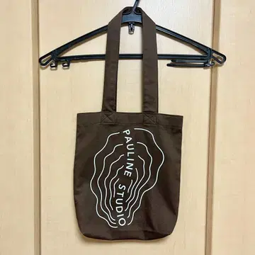 PAULINE STUDIO Oyster Tote Bag S 브라운