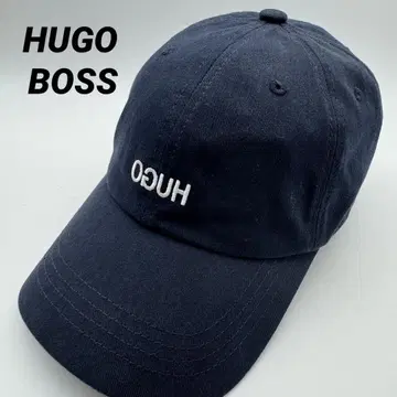 HUGO BOSS 프론트 역 로고 자수 캡 네이비 오타니 쇼헤이