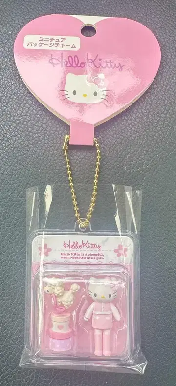 산리오 미니어처 패키지 참 키티 화이트