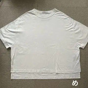 일본제 레어 COGTHEBIGSMOKE 오버사이즈 무지 화이트 티셔츠
