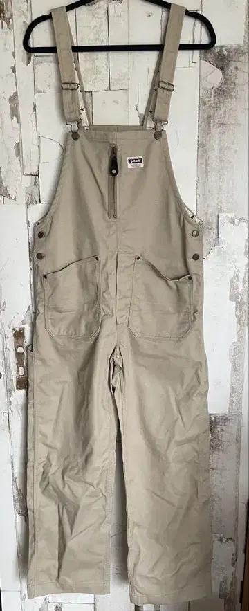 Schott 베이지 오버롤 M