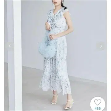 snidel 플리츠 프릴 원피스 스나이델