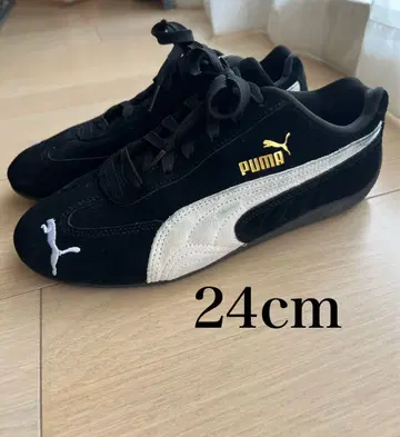 PUMA 스피드캣 24cm 블랙/화이트