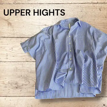 UPPER HIGHTS 어퍼 하이츠 새상품 스트라이프 셔츠 소매 길게