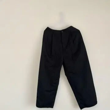 유니 코튼 린넨 와이드 팬츠