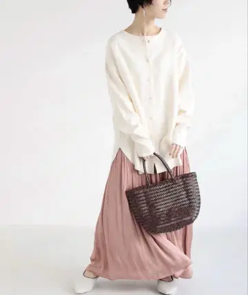 새상품급 정가 14000엔 mjuka gathered maxi skirt