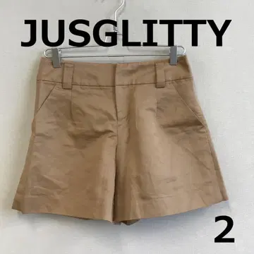 C0814A12 [JUSGLITTY] 마 혼방 큐롯 팬츠