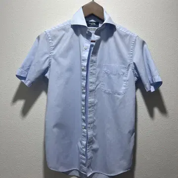 Maker's Shirt Kamakura 반팔 셔츠 라이트 블루