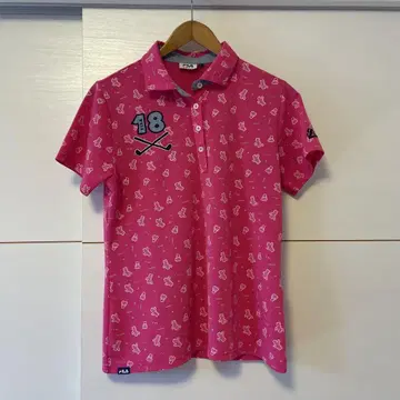 새상품급 FILA 골프 여성용 피케 셔츠 LL