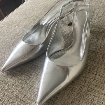 zara 실버 하이힐 38 25cm