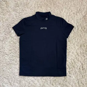 PING 여성용 골프 티셔츠 네이비 색상