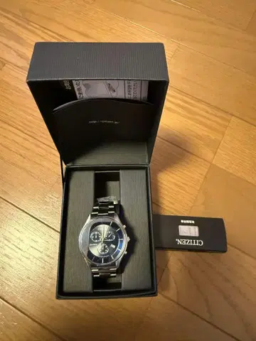 CITIZEN Eco-Drive 크로노그래프 블랙