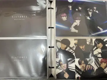 SixTONES 특전 클리어 파일 세트