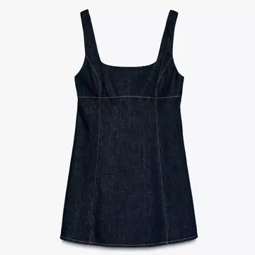미사용 새상품 ZARA TRF 데님 원피스