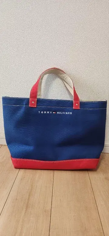 TOMMY HILFIGER 토트백 파랑 빨강