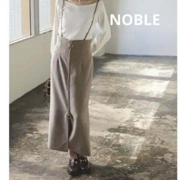 노블 숄더 살로펫 후프 지퍼 스커트
