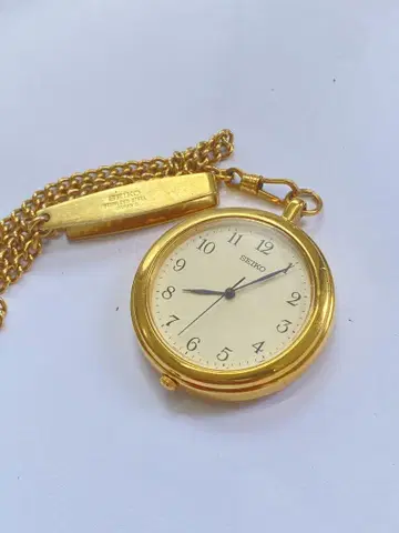 SEIKO 골드 회중시계 7N01-9A00