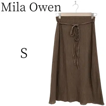 Mila Owen 브라운 롱 스커트 S