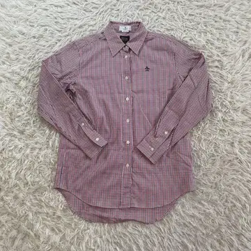 Munsingwear 긴팔 체크 버튼 ORIGINAL STANDARD