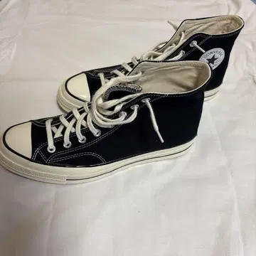 CONVERSE ALL STAR 블랙 하이컷 스니커즈