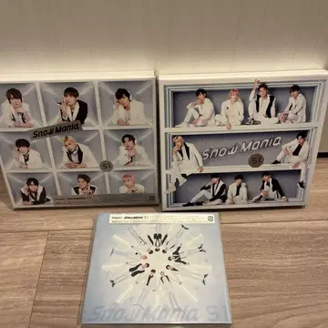 Snow Man 1st 앨범 Snow Mania S1 3 형태 블루레이