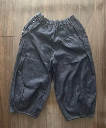 카야 와이드 데님 몸빼 팬츠 남녀 공용