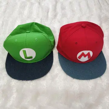 USJ 공식 샵 구매 루이지와 마리오 캡 세트