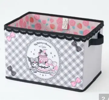 수납 박스 쿠로미 마이멜로디 아오키 미사코 콜라보 시마무라