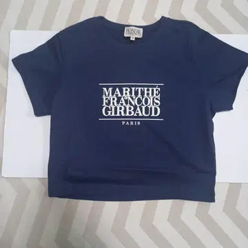 MARITHE FRANCOIS GIRBAUD 네이비 티셔츠 S