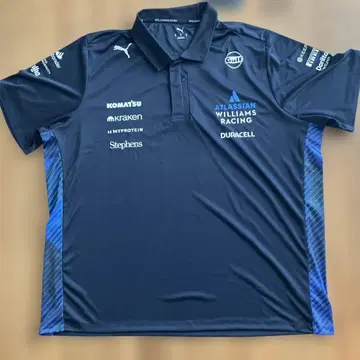 2025 F1 윌리엄스 팀 스태프용 피케 셔츠 팀 지급품