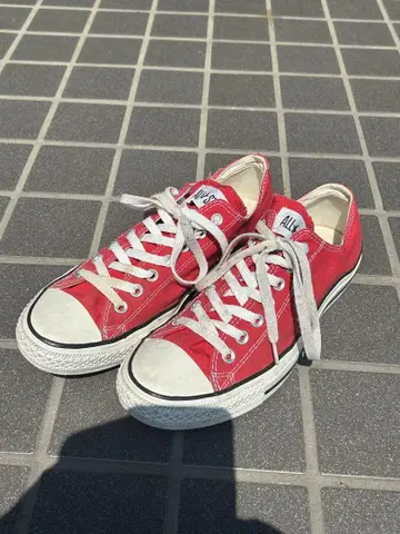 Converse All Star 레드 스니커즈 11 US