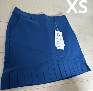 테일러메이드 스커트 골프 XS 플리츠 파란색