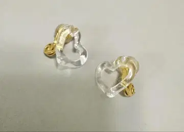 [ 하리오 ] 유리 하트 귀찌 HARIO