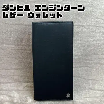 dunhill 던힐 엔진턴 레더 블랙 지갑