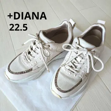 플러스 DIANA 스니커즈 22.5cm 글리터