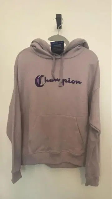 [새상품 택 포함] Champion 퍼플 후드티 M 사이즈