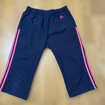 아디다스 여성용 하프 팬츠 저지 네이비 x 핑크