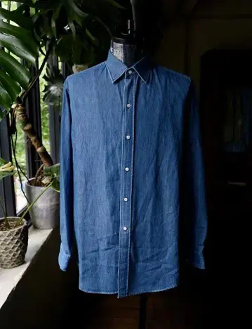 A.PRESSE 데님 셔츠 Washed Denim Shirt 사이즈 3